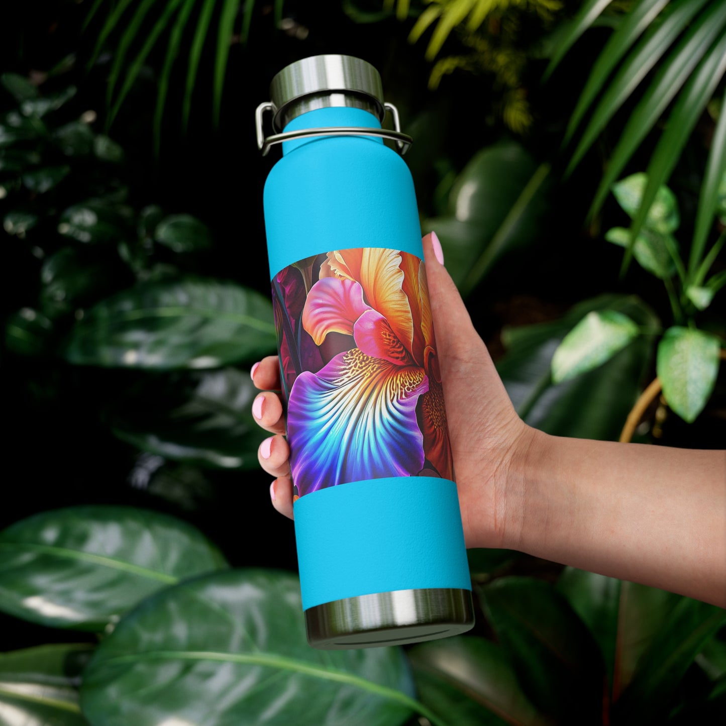 Astrological Copper Insulated Bottle, Cosmic Travel Mug, Horoscope Water Bottle, Starry Flask, Unique Gift for Astrology Lovers