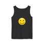 Smiley Face Tank Top, Summer Shirt, Casual Wear, Beach Outing, Gift for Friends, Positive Vibes Apparel