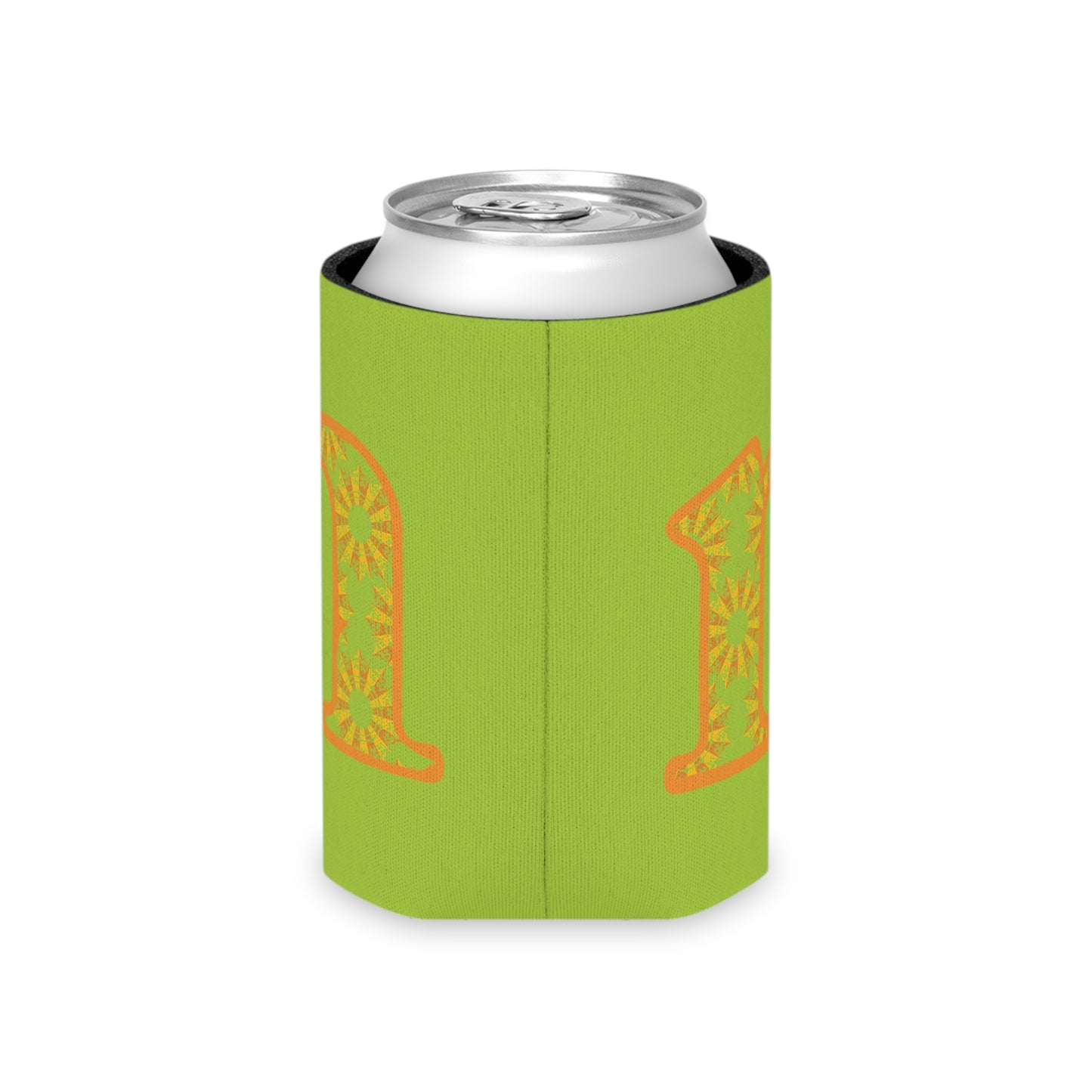 Vibrant Initial Can Cooler, Personalized Party Favor, Summer BBQ Accessory, Custom Drink Sleeve, Gift for Him/Her