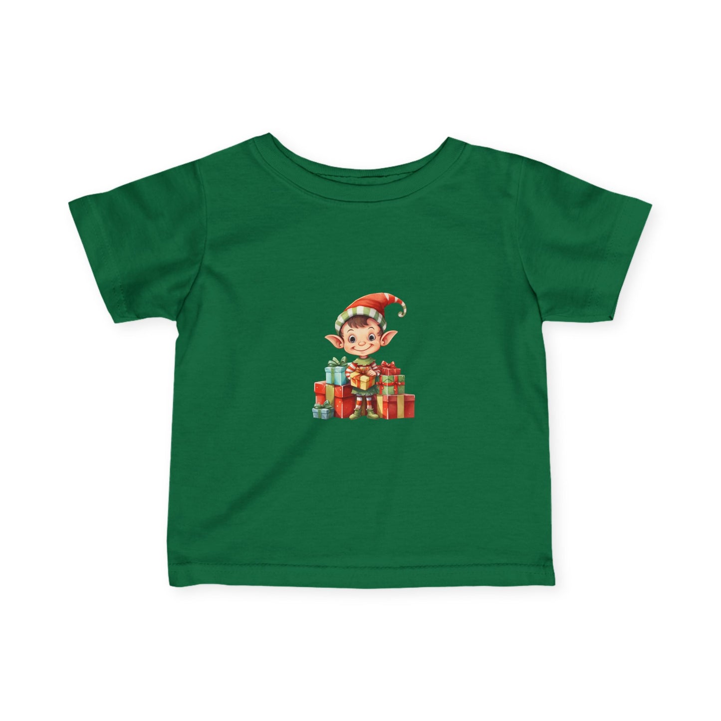 Christmas Elf Infant Tee, Cute Christmas Gift, Baby Holiday Outfit, Toddler Christmas Shirt, Kids Winter Apparel
