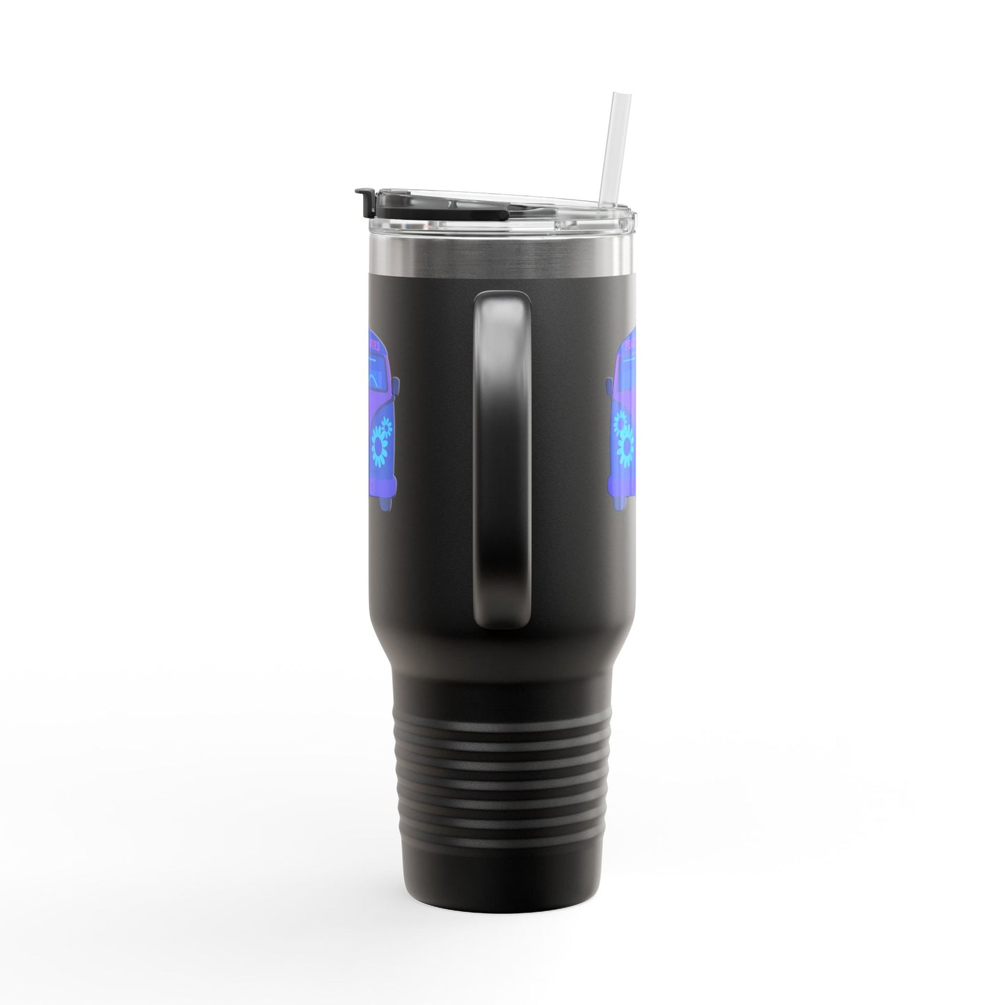 Peaceful Vibes Insulated Travel Mug | 40oz Cooler, Eco-Friendly Drinkware, Unique Gift for Travelers, Road Trip Essential, Custom Cup