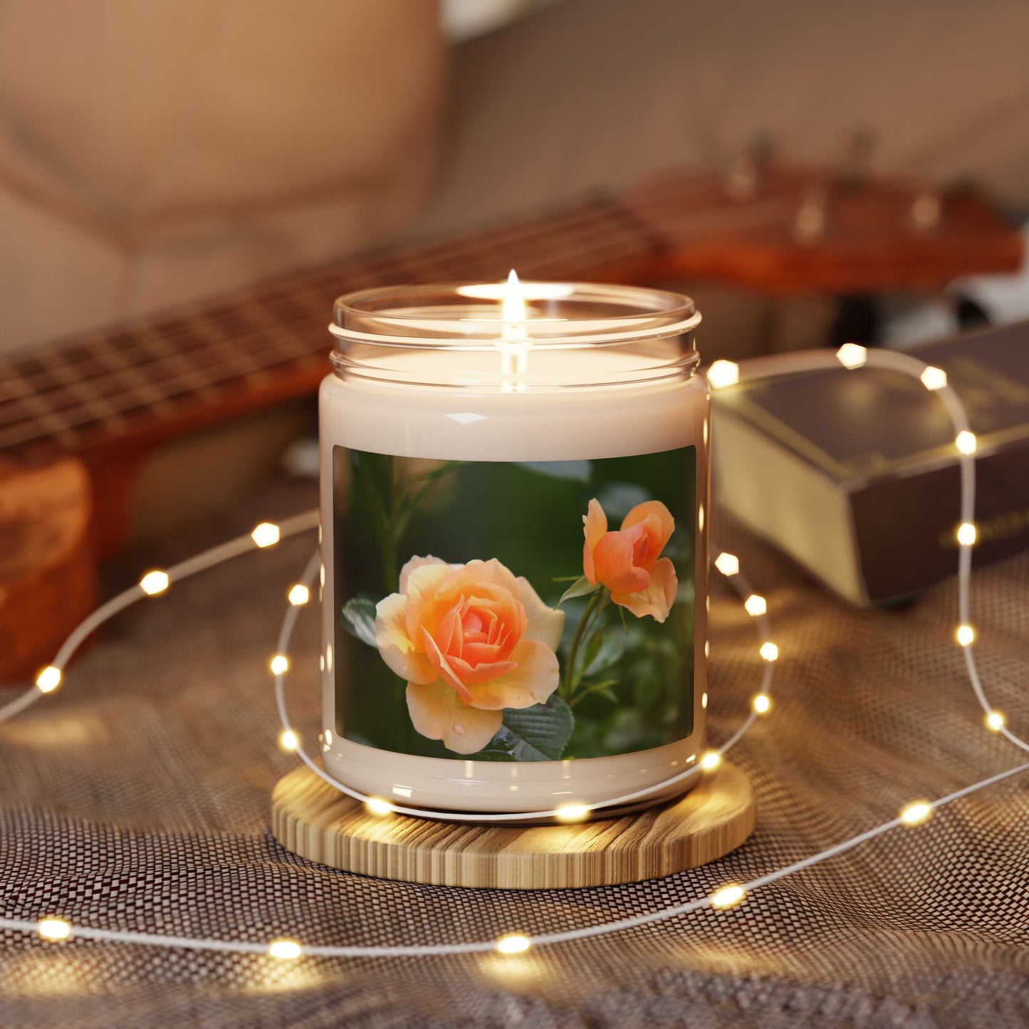 Rose Garden Scented Soy Candle - Aromatic Home Decor, Relaxation Gift, Floral Candle, Gift for Her, Wedding Favor