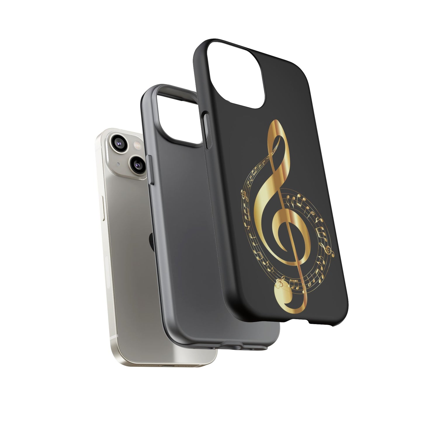 Tough Cases black gold musical Note