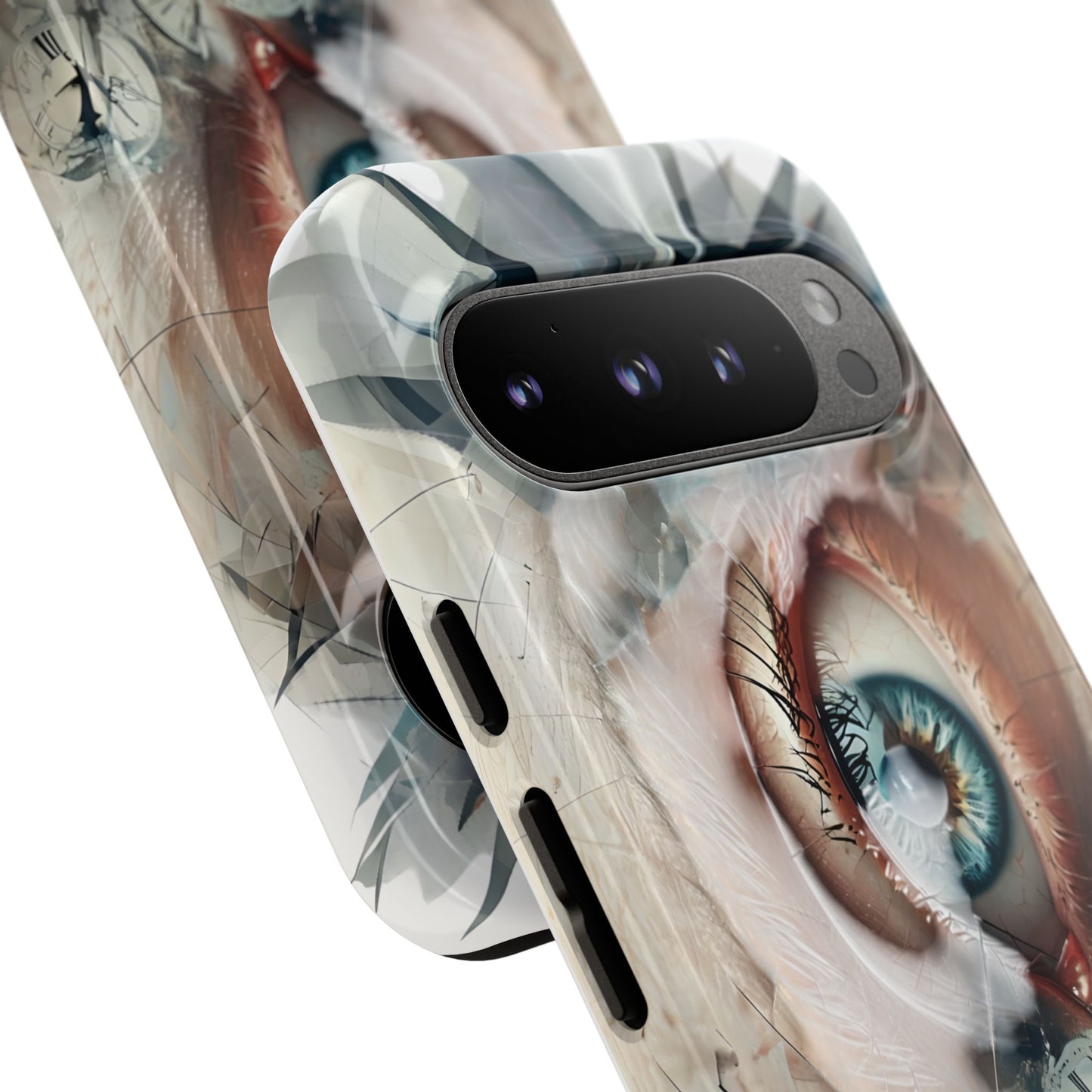 Artistic Eye Phone Case, Unique Smartphone Cover, Whimsical Gift for Art Lovers, Trendy Tech Accessory, Birthday Present, Holiday Gift