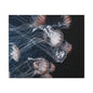 Jellyfish Swarm Matte Stretched Canvas