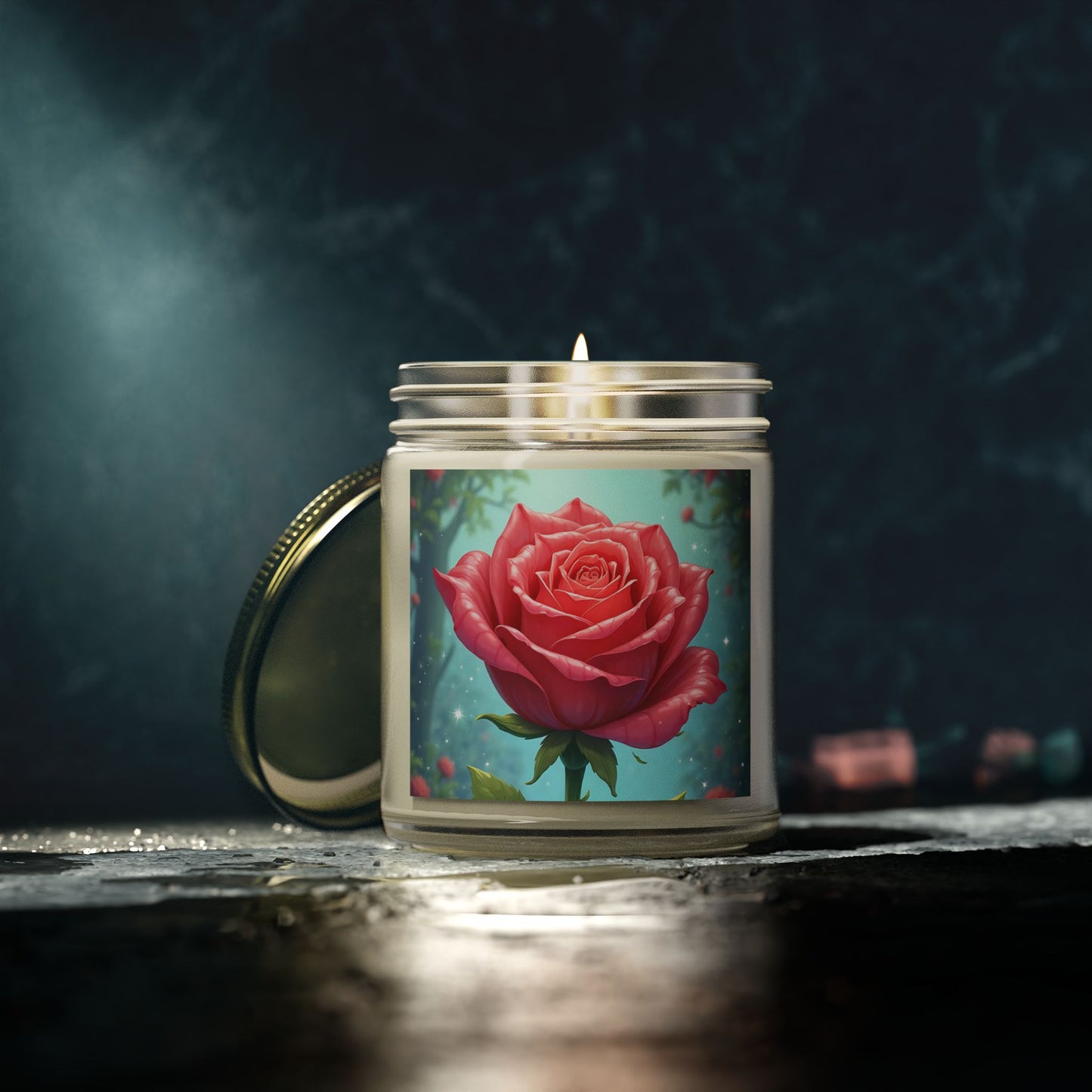 Rose Scented Candles, Aromatic Decor, Relaxing Gifts for Her, Birthday, Mother's Day, Home Fragrance