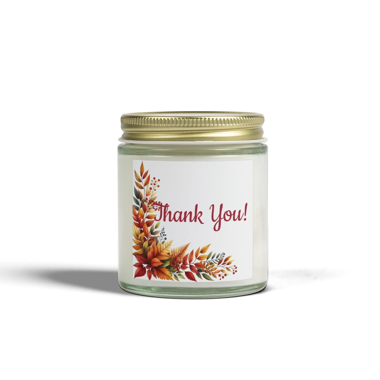 Thank You Scented Candle — Coconut Apricot Wax (4oz/9oz)