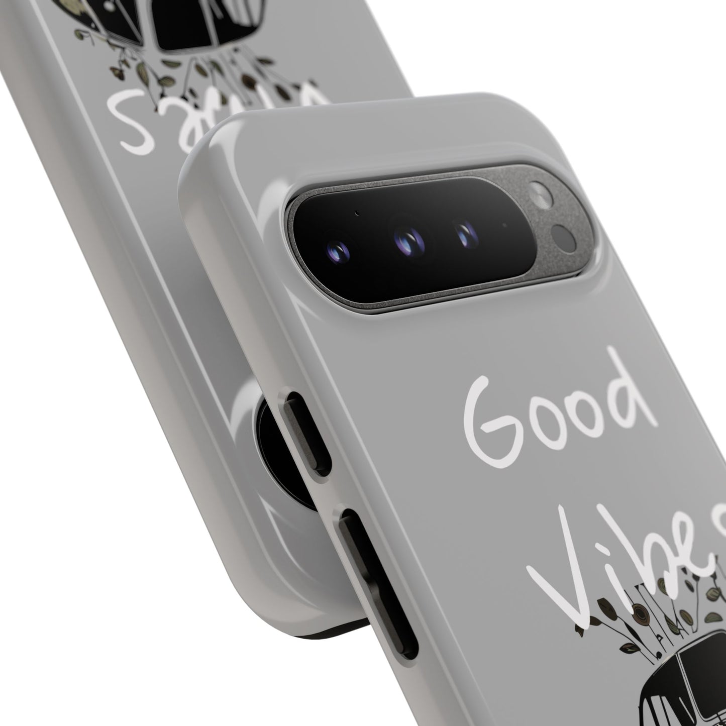 Floral Phone Case | Good Vibes, Phone Accessories, Gift for Her, Trendy Tech, Summer Vibes, Birthday Gift