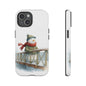 Snowman Phone Case – Winter Holiday Gift, Cute Snowman Design, Winter Accessories, Protective Phone Case, Unique Christmas Present
