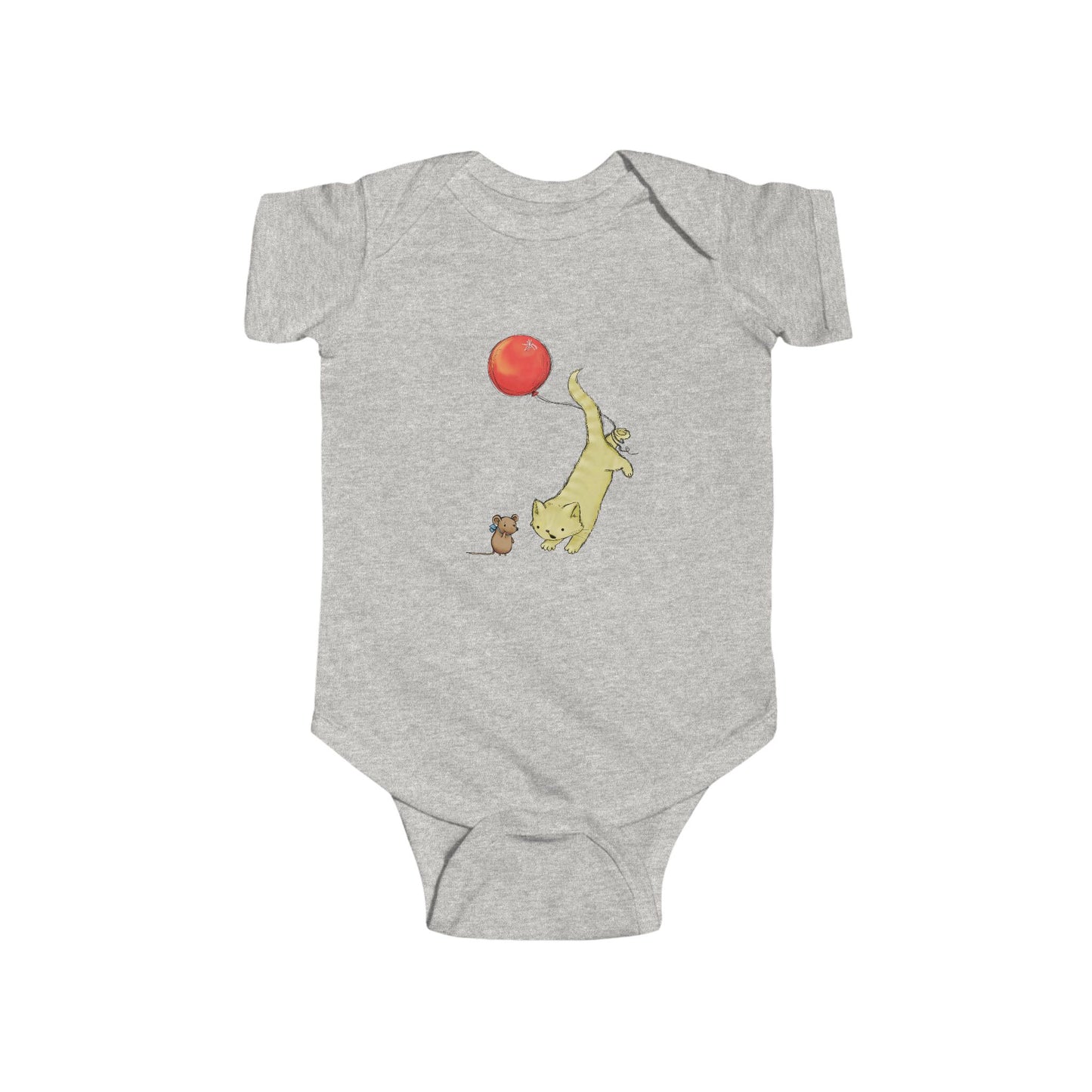 Adorable Animal Balloon Infant Bodysuit - Cute Baby Outfit, Baby Shower Gift, Newborn Clothing, Toddler Apparel, Fun Kids Gift
