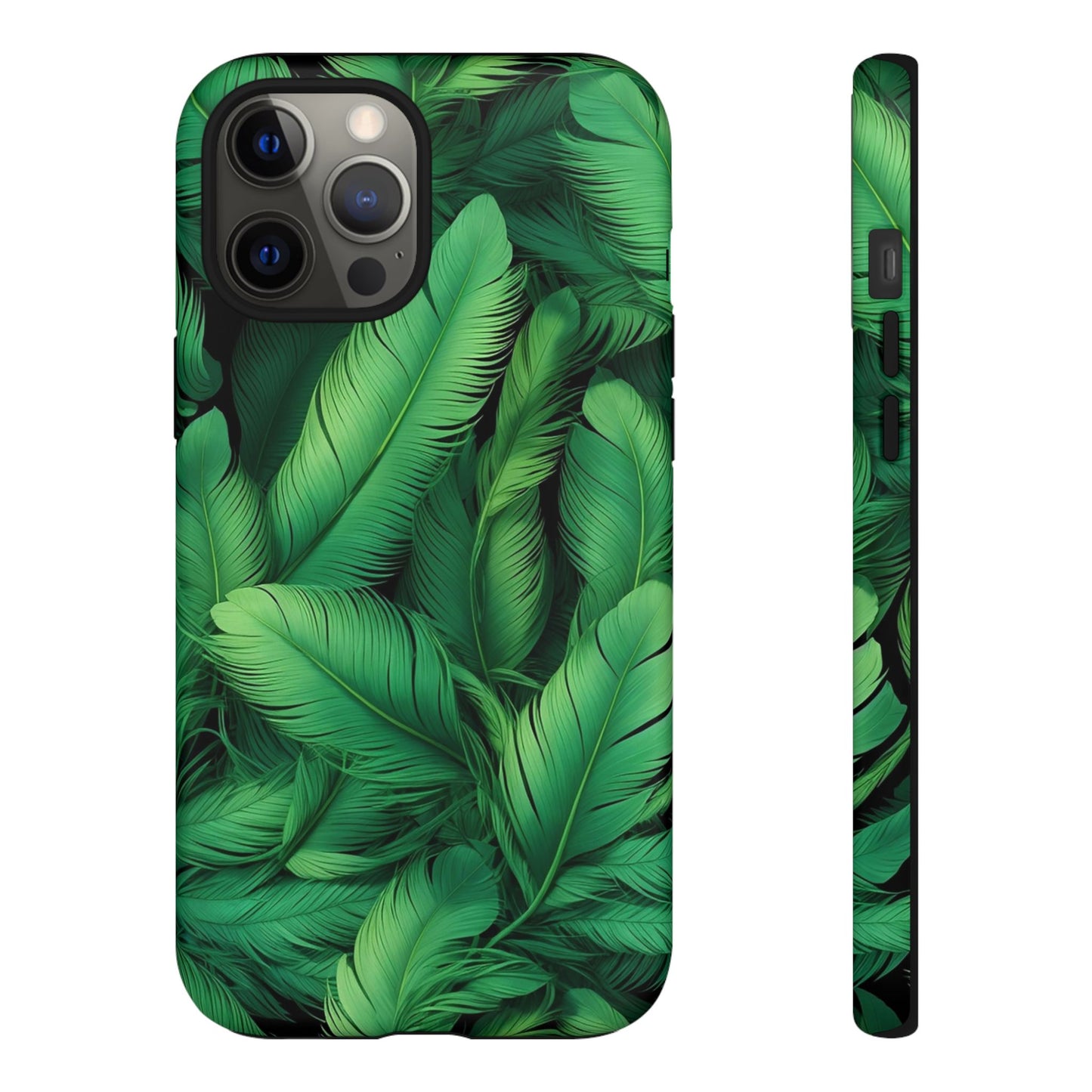 Tough Cases - Tropical Leaf Phone Case, Nature-inspired, Phone Accessory, Gift for Her, Jungle Theme, Eco-Friendly