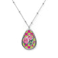 Oval Necklace - Roses