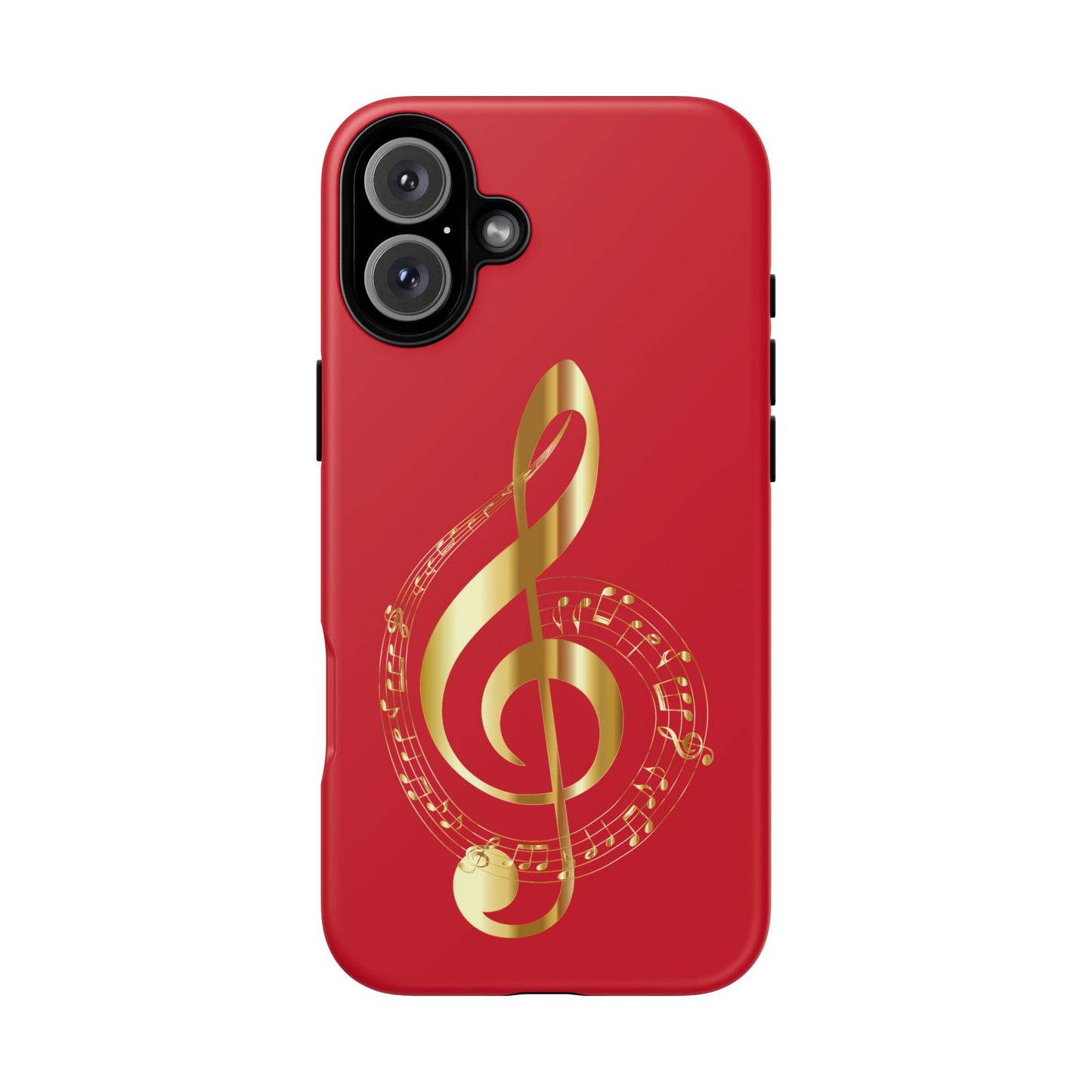 Tough Cases - Red Musical Note