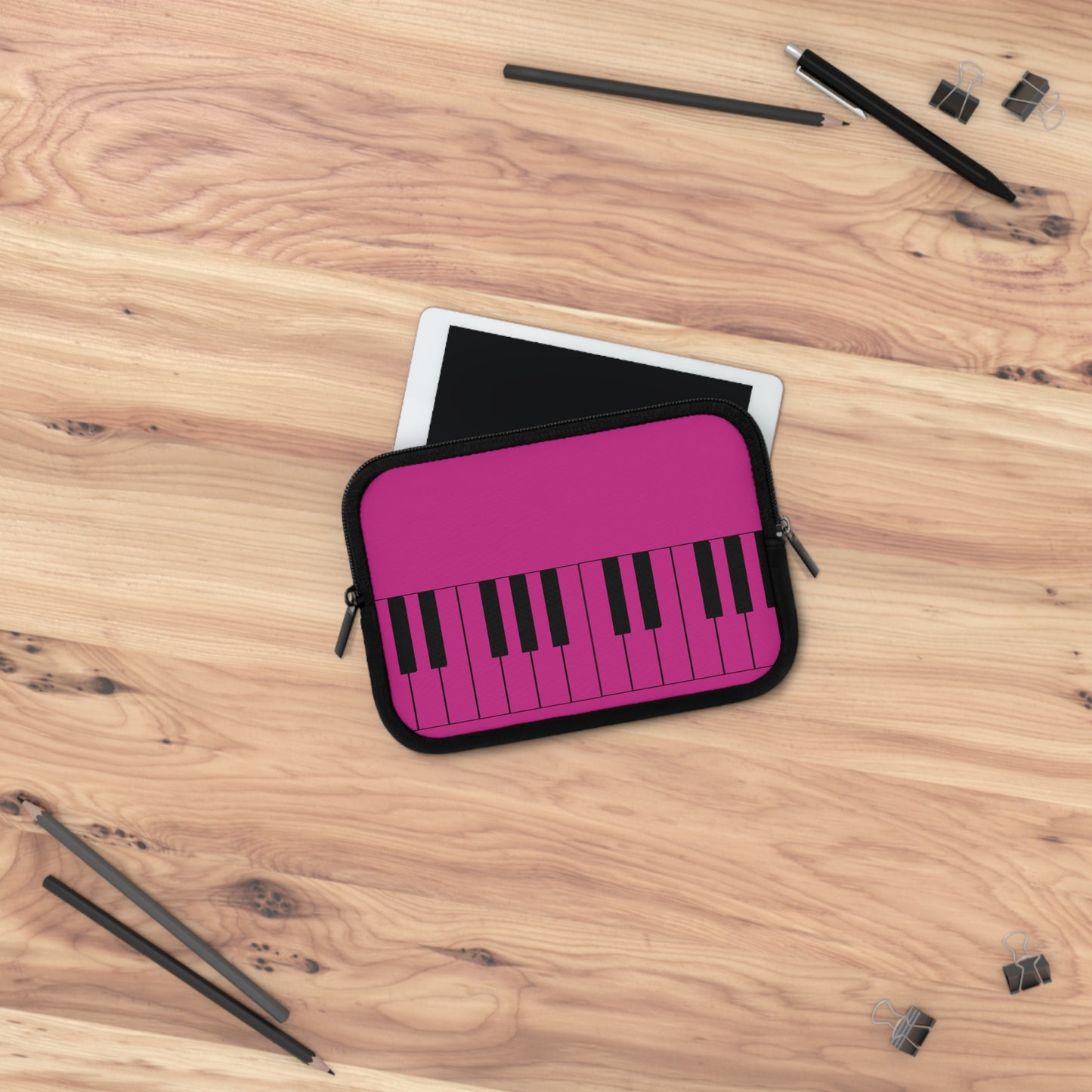 Piano Keys Laptop Sleeve | Music Lover's Case, Gifts for Musicians, Tech Accessories, Piano Decor, Stylish Computer Sleeves