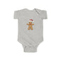 Cute Gingerbread Holiday Infant Bodysuit - Baby Shower Gift, Christmas Outfit, Winter Fashion, Baby Remembrance