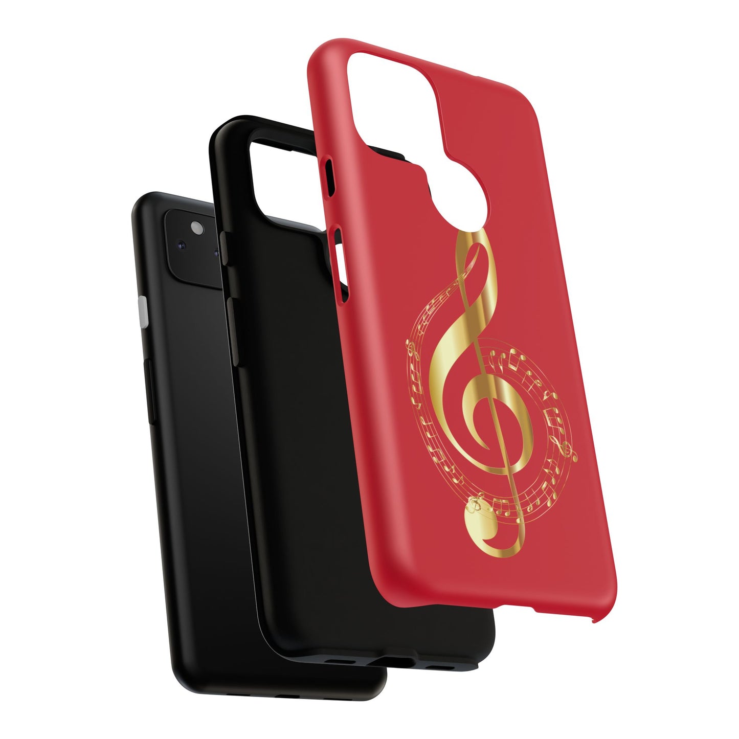 Tough Cases - Red Musical Note