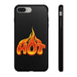 Stylish Phone Case, Hot Flames Design, Gift for Teens, Trendy Accessory, Protective Cover, Unique Phone Case