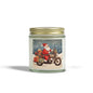 Festive Scented Candles | Santa on Motorcycle | Holiday Decor, Gift, Aromatherapy, Home Fragrance, Christmas Decoration