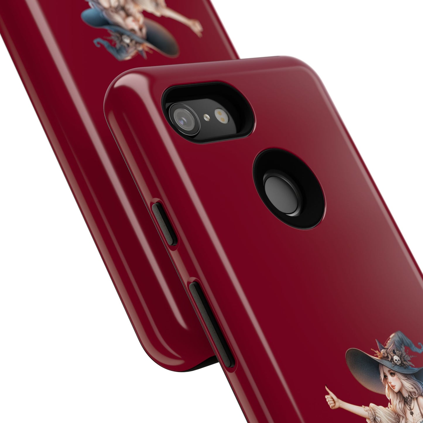 Witchy Phone Case - Magical, Durable - Halloween Gift, Cosplay Accessory, Cute Witch Design