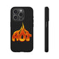 Stylish Phone Case, Hot Flames Design, Gift for Teens, Trendy Accessory, Protective Cover, Unique Phone Case
