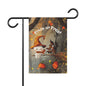 Halloween Garden Banner, Trick or Treat Decor, Seasonal Outdoor Flag, Fall Celebration Decoration, Holiday Yard Sign