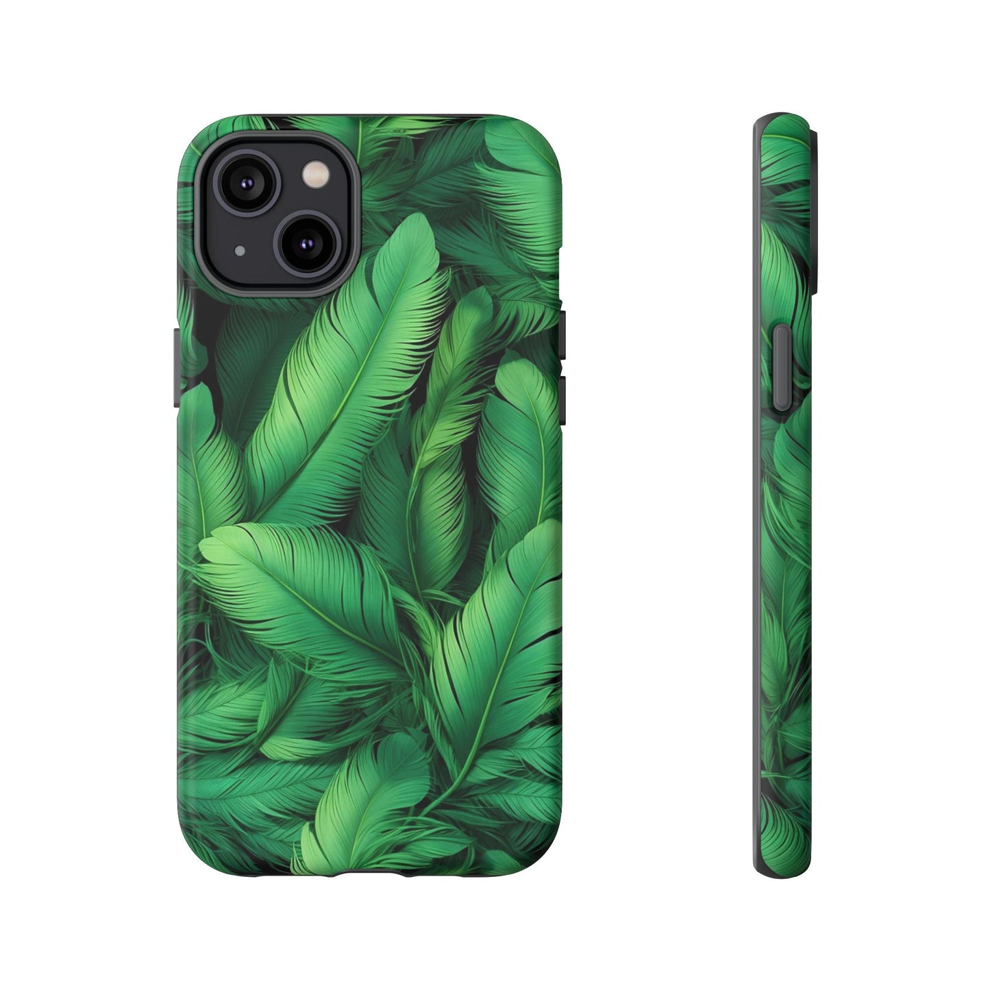 Tough Cases - Tropical Leaf Phone Case, Nature-inspired, Phone Accessory, Gift for Her, Jungle Theme, Eco-Friendly