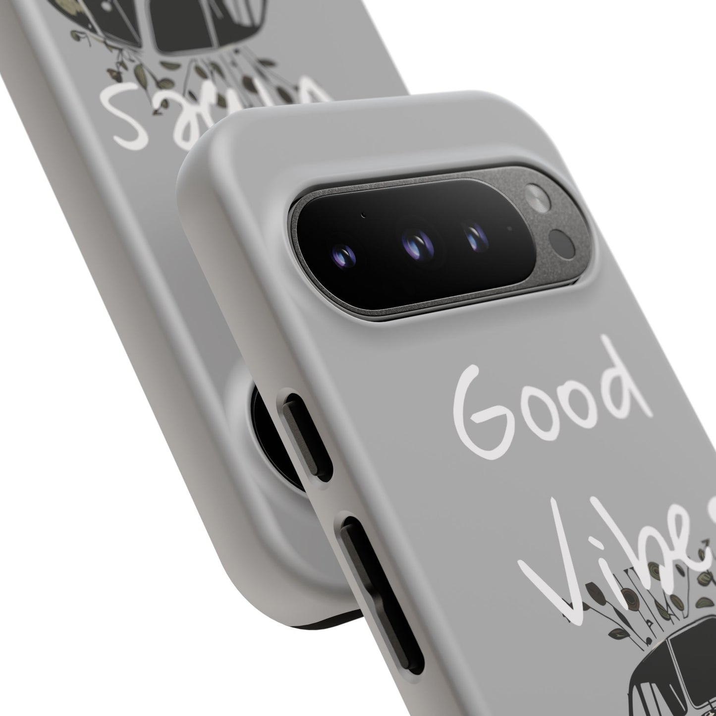 Floral Phone Case | Good Vibes, Phone Accessories, Gift for Her, Trendy Tech, Summer Vibes, Birthday Gift