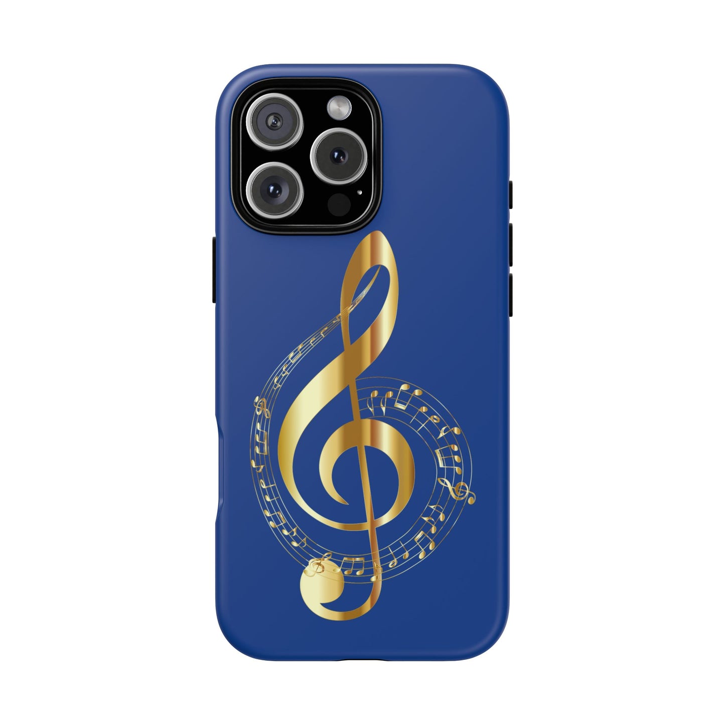 Tough Cases Blue and Gold Musical Note