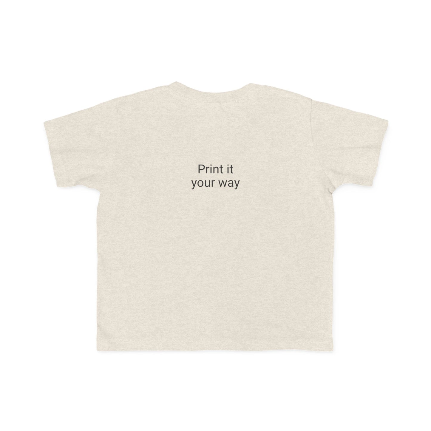 Colorful Toddler Tee - Perfect for Back to School, Kids' Birthday Gift, Playdates, Everyday Wear, Print Your Way