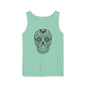 Skull Design Tank Top - Unisex, Cotton Muscle Tee for Festivals