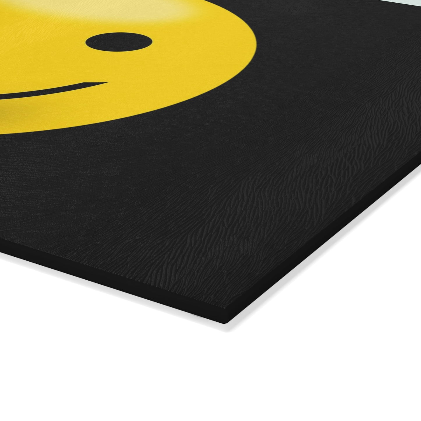 Smiley Face Glass Cutting Board, Fun Kitchen Decor, Gift for Chefs, Unique Housewarming Gift, Positive Vibes Cooking Accessory