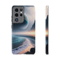 Galaxy Ocean Phone Case — Surreal Planet Beach Tough Case