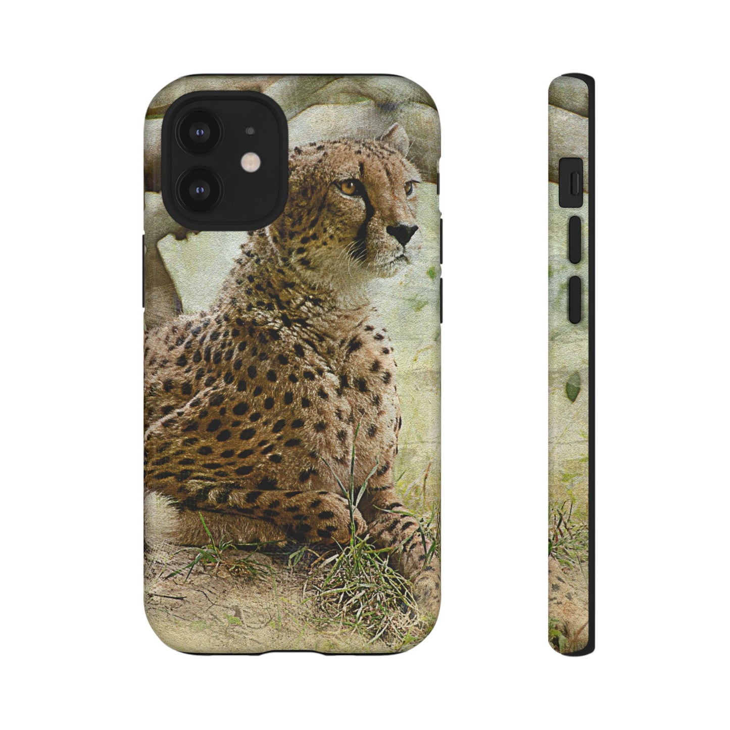 Cheetah Phone Case, Tough Cases, Animal Lover Gift, Wildlife Protection, Eco-Friendly Mobile Cover, Unique Phone Accessory
