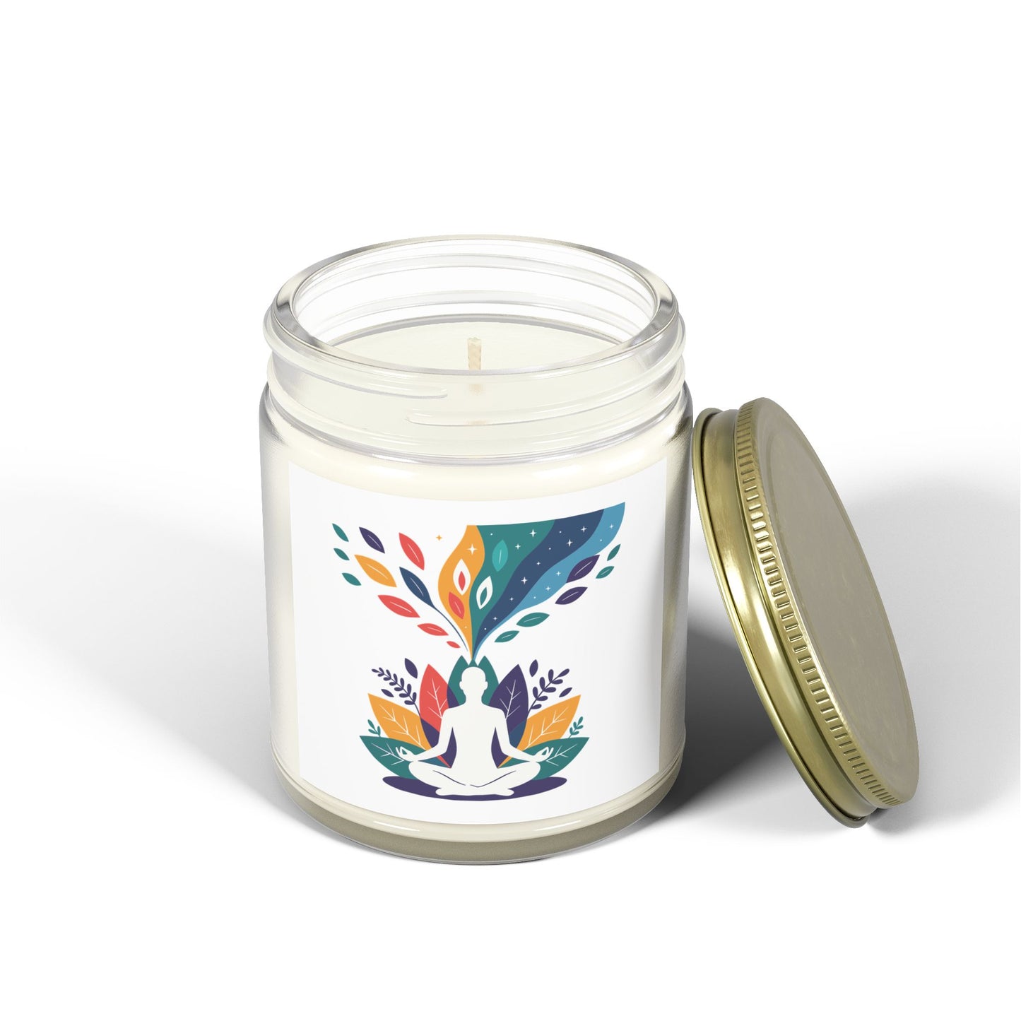 Serene Scented Candles, Relaxing Aromatherapy for Meditation, Home Décor, or Gifts, Coconut Apricot Wax
