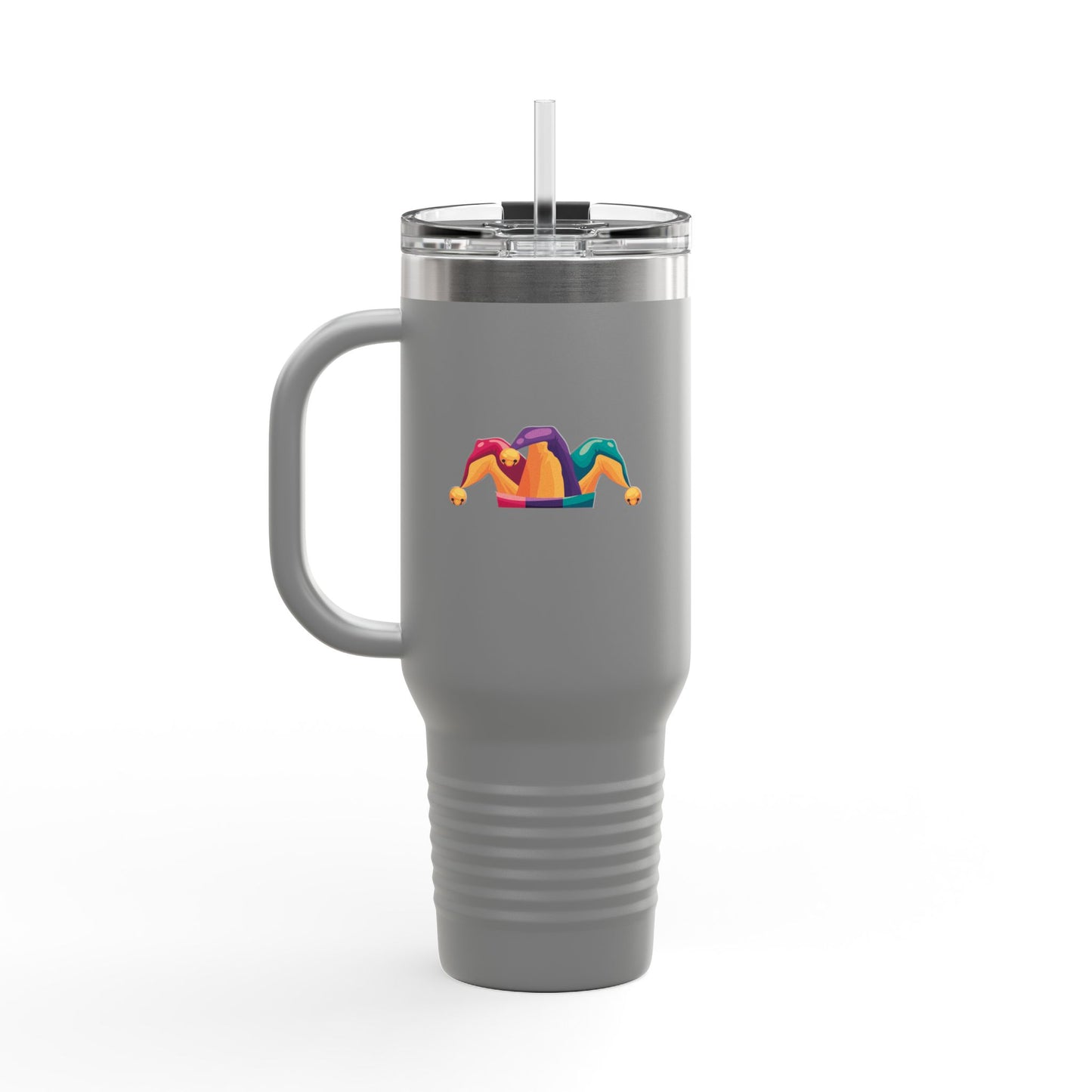 Colorful Insulated Travel Mug, Perfect for Road Trips, Camping, Parties, Gifting, or Everyday Use - 40oz Humor Design
