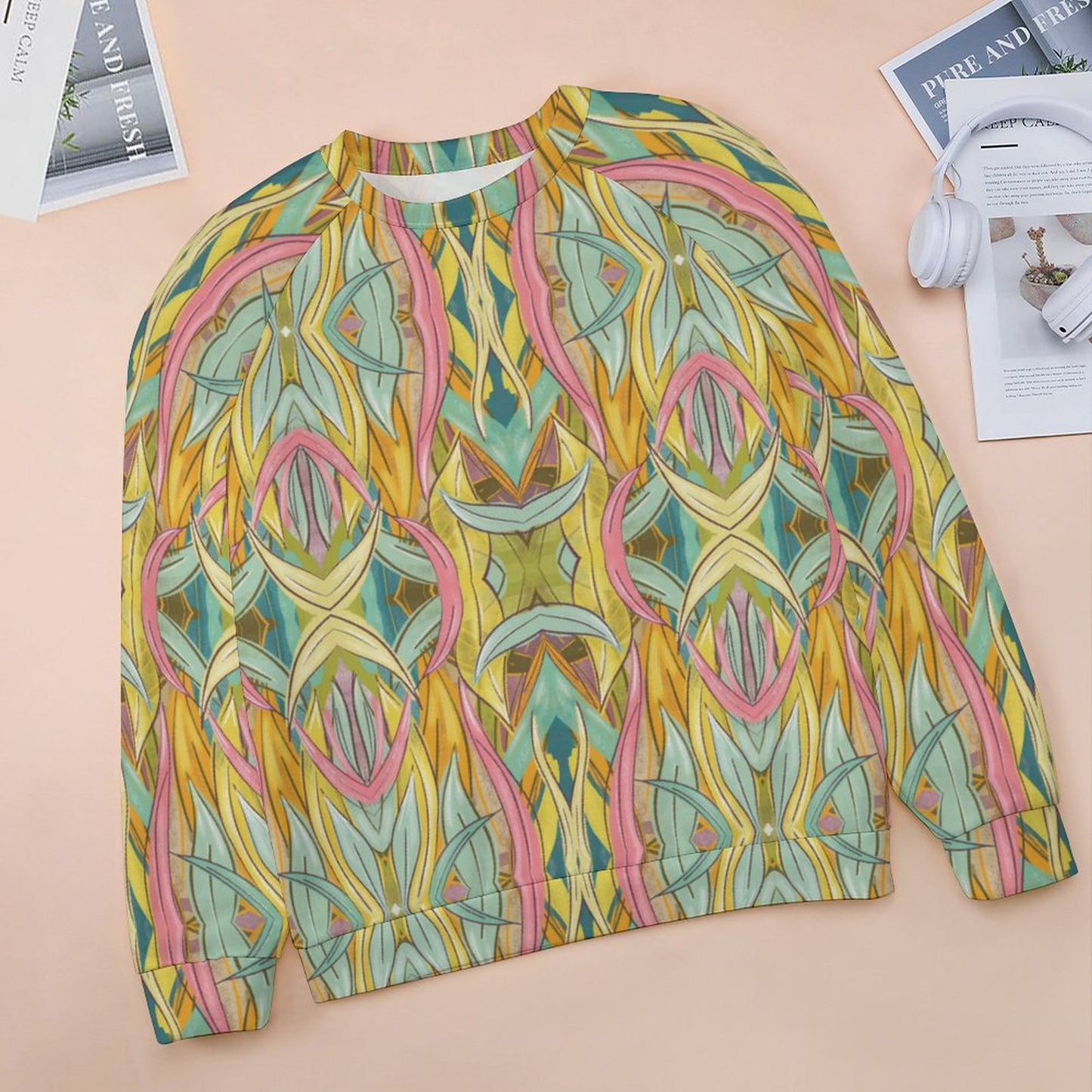 Custom Sweatshirt Designs Raglan Style