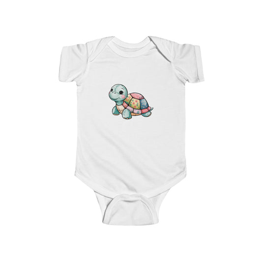 Cute Turtle Infant Bodysuit, Baby Shower Gift, Toddler Outfit, Newborn Clothing, Eco-friendly Baby Wear