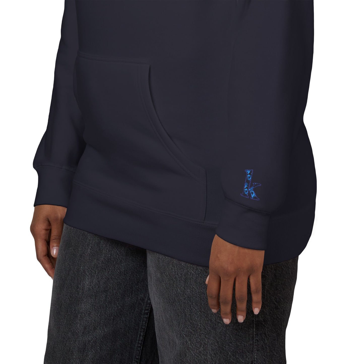 Cozy Floral Monogram Fleece Hoodie for Unisex - Perfect Gift for Birthdays, Valentine’s Day, Casual Wear, Adventure