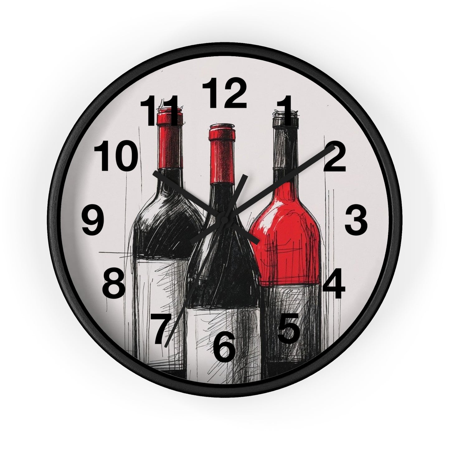 Wine Lovers Wall Clock, Decorative Timepiece for Kitchen, Bar, Home, Unique Gift for Wine Enthusiasts, Rustic Decor, Perfect for [...]