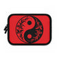 Stylish Laptop Sleeve with Yin Yang Design, Tech Carry Case, Gift for Students, Men and Women, Office and Home Use, Modern Gadget Sleeve