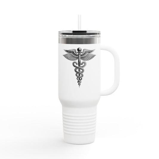 Insulated Travel Mug, 40oz Medical Doctor Symbol