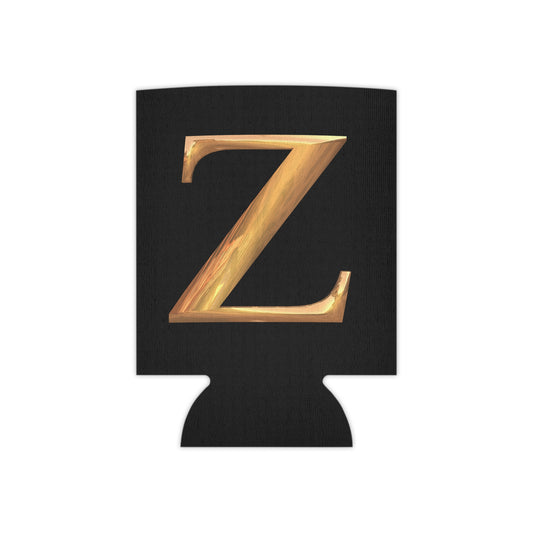 Custom Monogrammed "Z" Can Cooler, Personalized Drink Holder, Wedding Favors, Birthday Gifts, BBQ Accessories, Outdoor Events