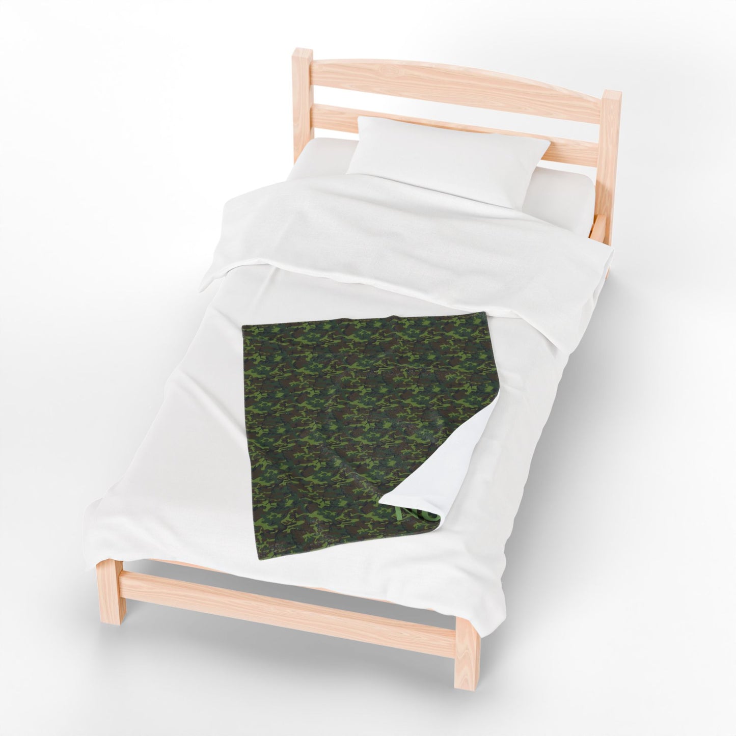 Camouflage Velveteen Plush Blanket - Noah