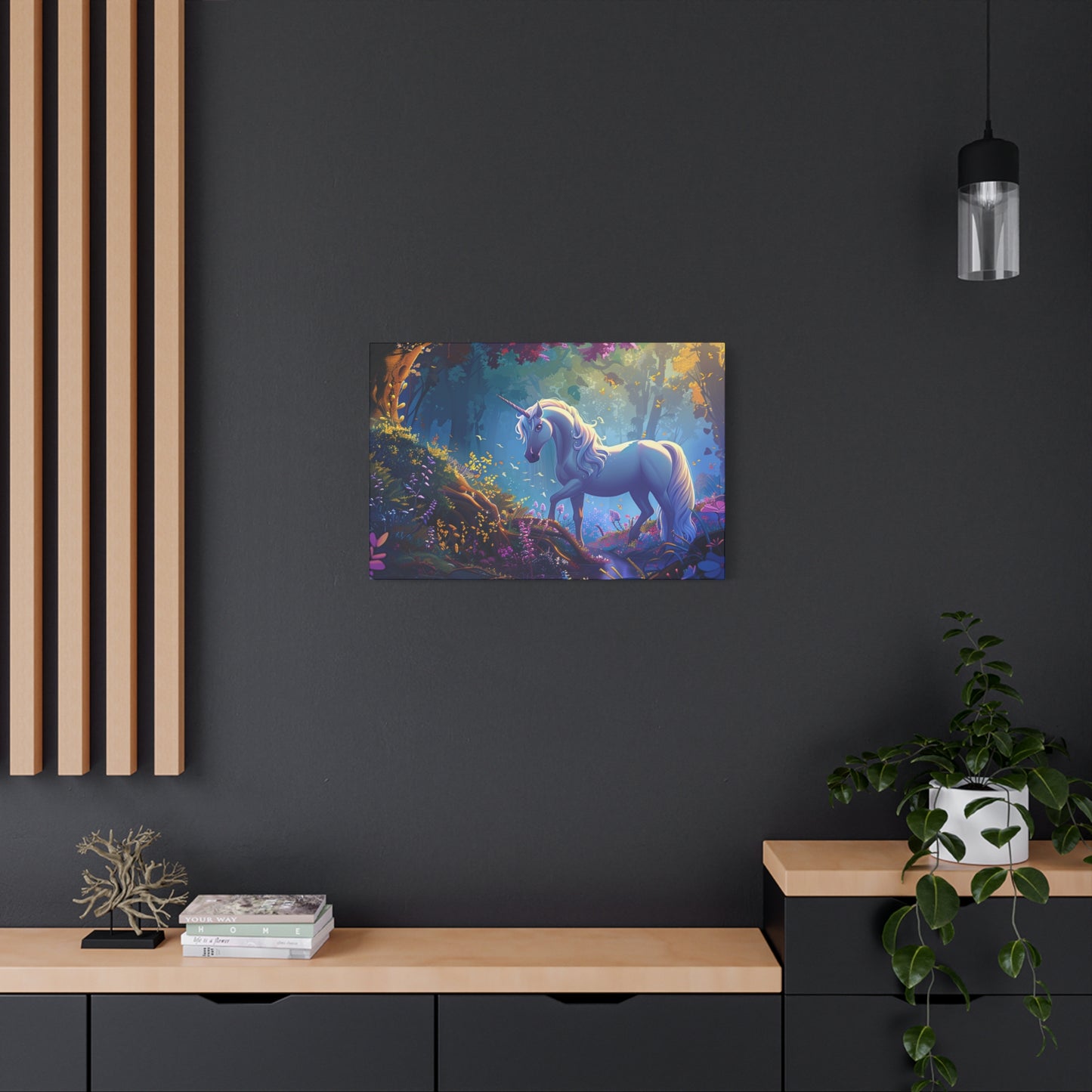 Matte Canvas, Stretched, 1.25" - Unicorn