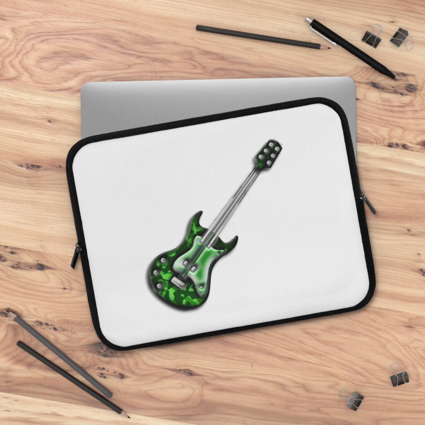 Rockin' Guitar Laptop Sleeve | Music Lover's Accessory, Gift for Musicians, Tech Gear for Students and Professionals, Holiday Present