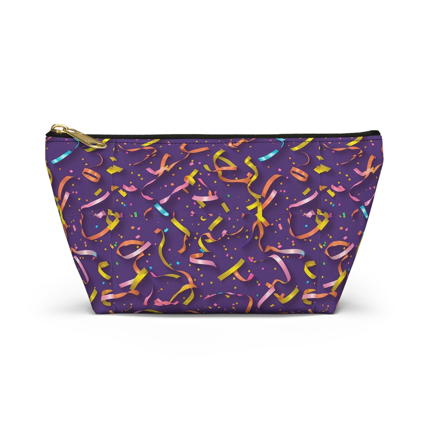 Celebrate in Style: Colorful Confetti Accessory Pouch, Party Gift, Makeup Bag, Organizing Pouch, Fun Travel Case, Multipurpose Zipper Pouch