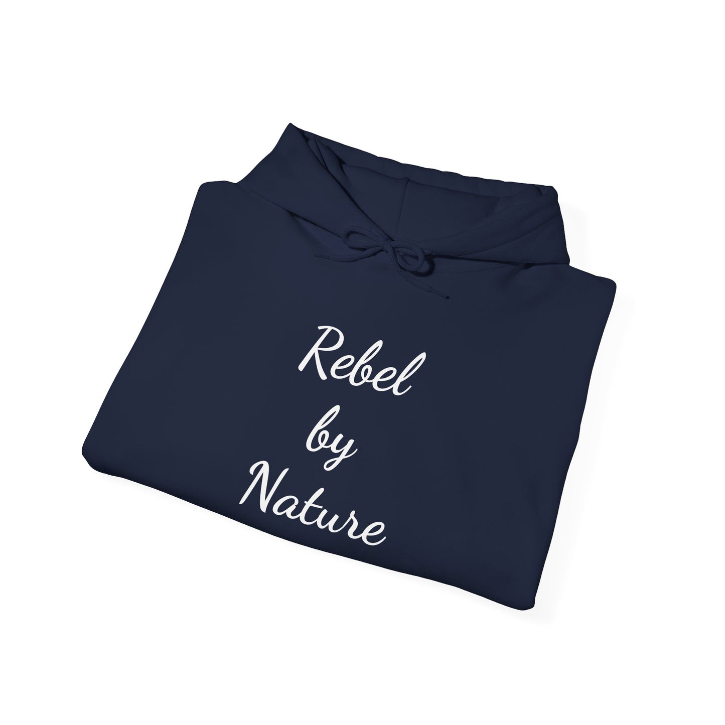 Rebel by Nature Hoodie - Unisex Heavy Blend Sweatshirt for Adventure Lovers