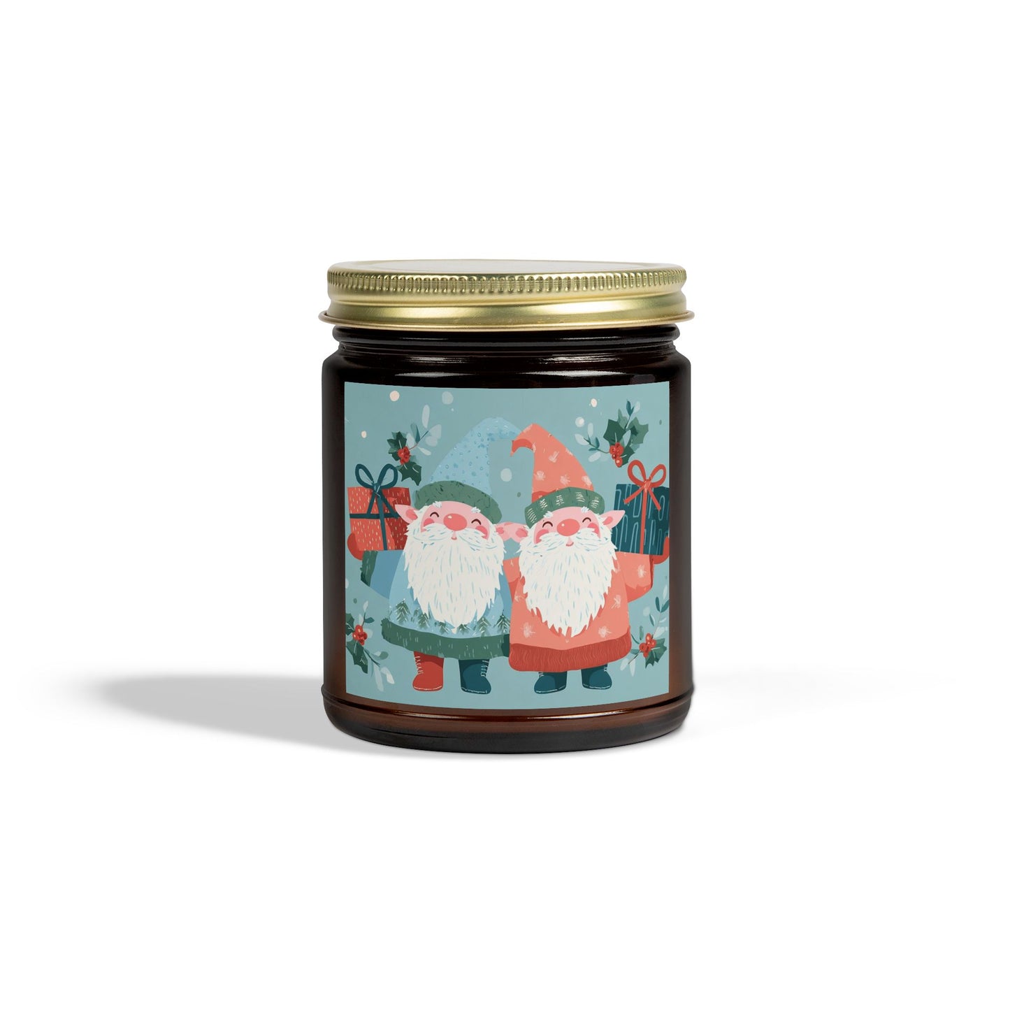 Festive Scented Candles | Coconut Apricot Wax, Holiday Decor, Gifts for Her, Home Fragrance, Christmas, Cozy Atmosphere, Seasonal Decor