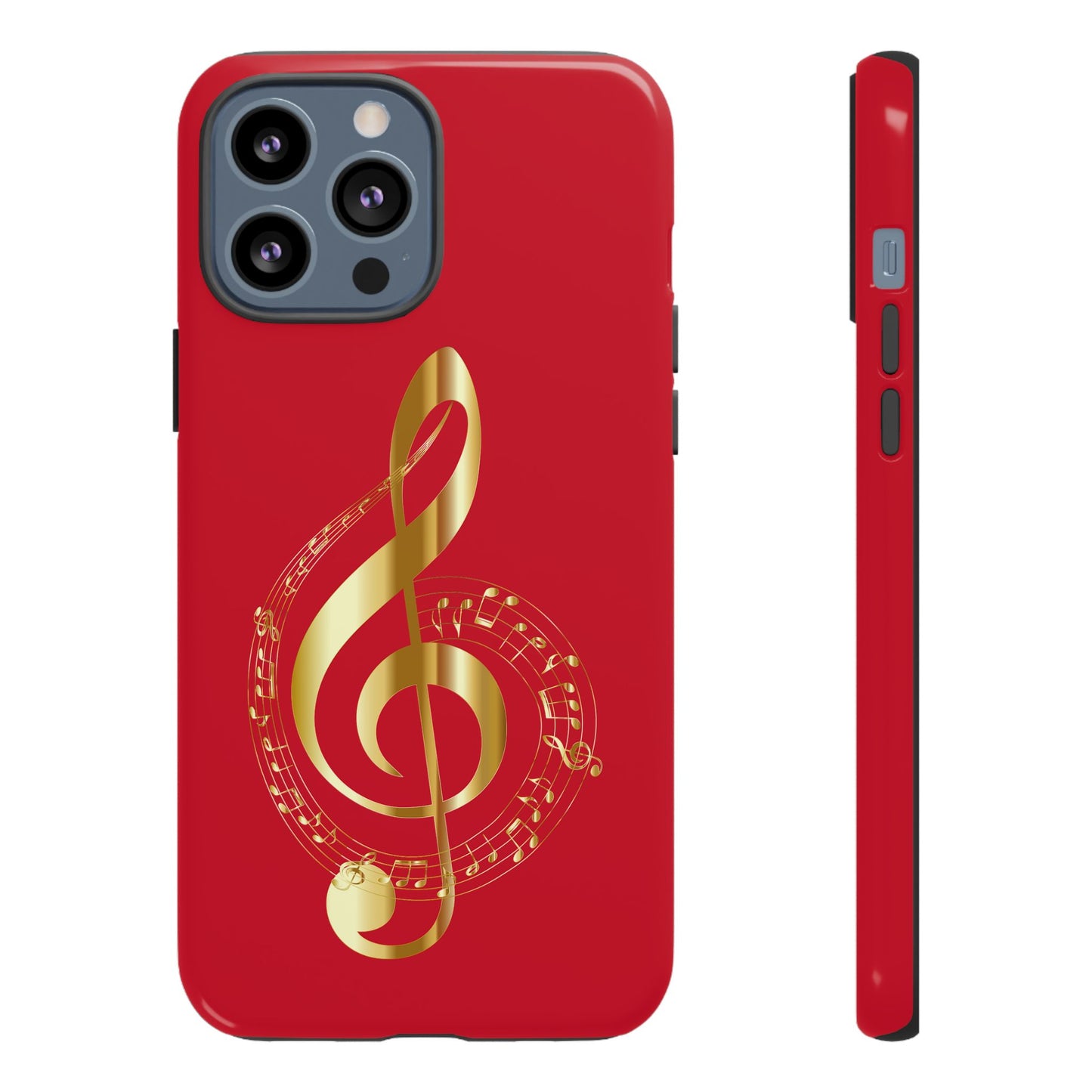 Tough Cases - Red Musical Note