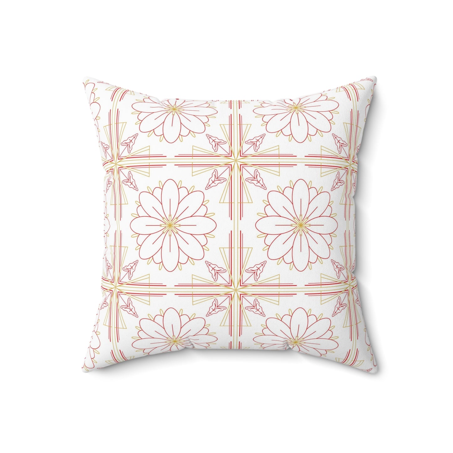 Chic Floral Square Pillow | Decorative Cushion, Home Decor, Boho Style, Gift for Her, Couch Pillow, Throw Pillow